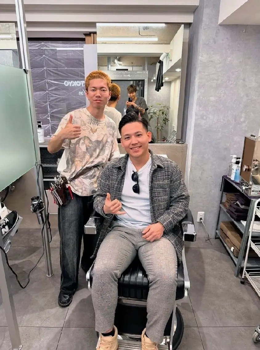 メンズ ショート メンズ特化 石田はるむのヘアスタイル