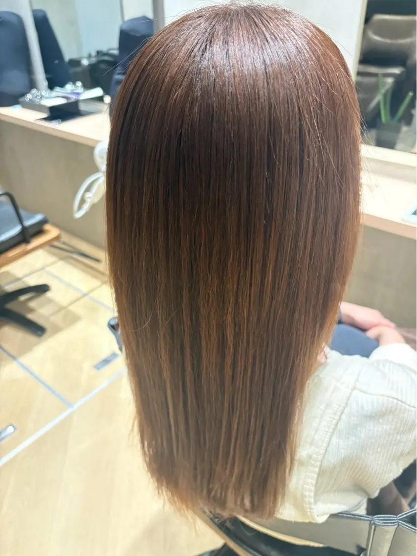 ロング トリートメント 有村 梨桜のヘアスタイル