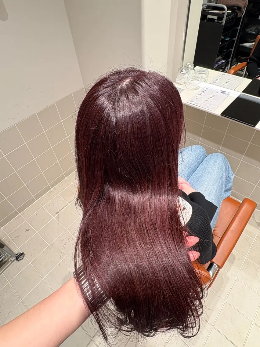 カラー 竹田 真紘のヘアスタイル
