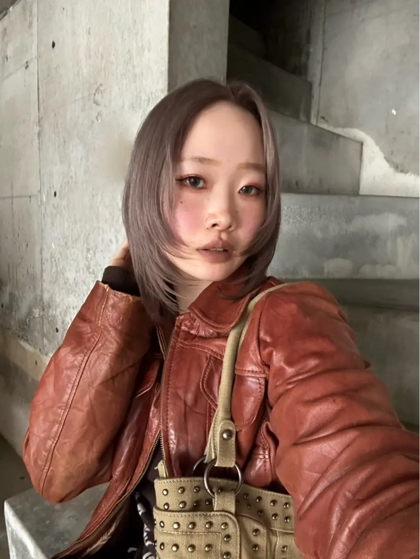 セミロング カラー カット ヘアカラー トリートメント Haru/THREE …by velvetのヘアスタイル
