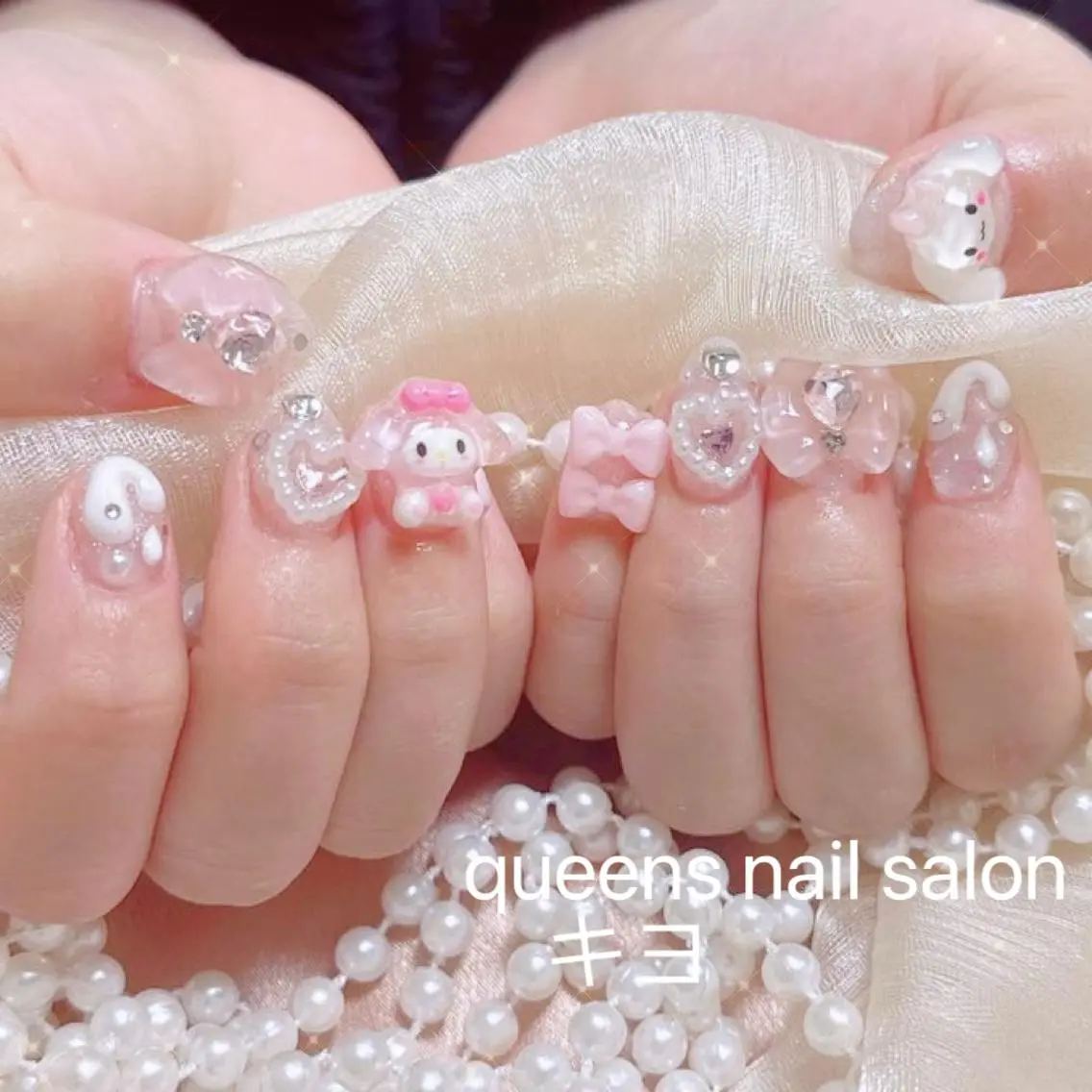 ネイル 🐳彩羽チップ 長さだし専門🐳のネイルデザイン