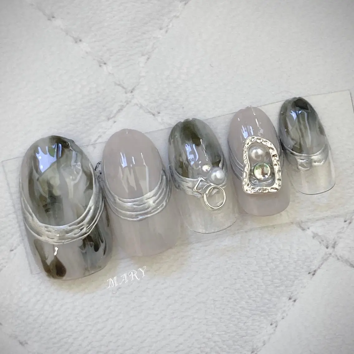ネイル ハンドネイル Mary nail .narumiのネイルデザイン