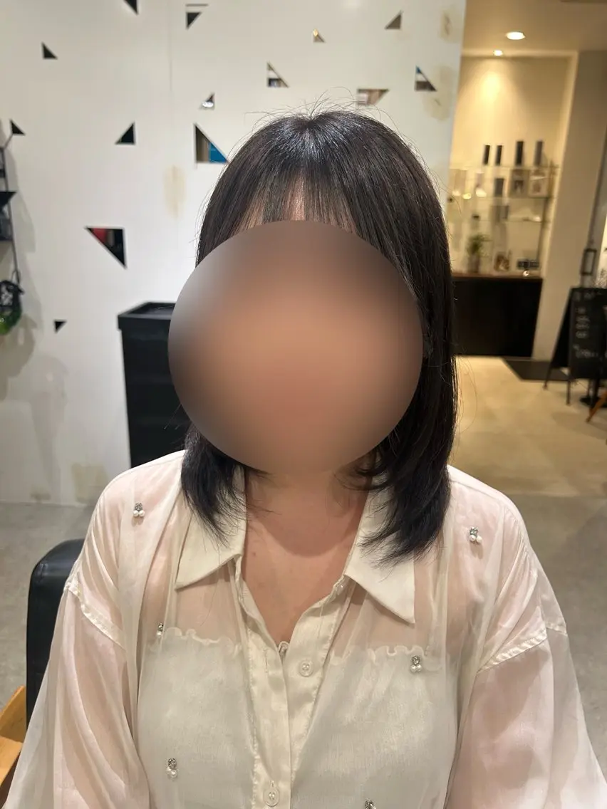 ミディアム 江川 輝星のヘアスタイル
