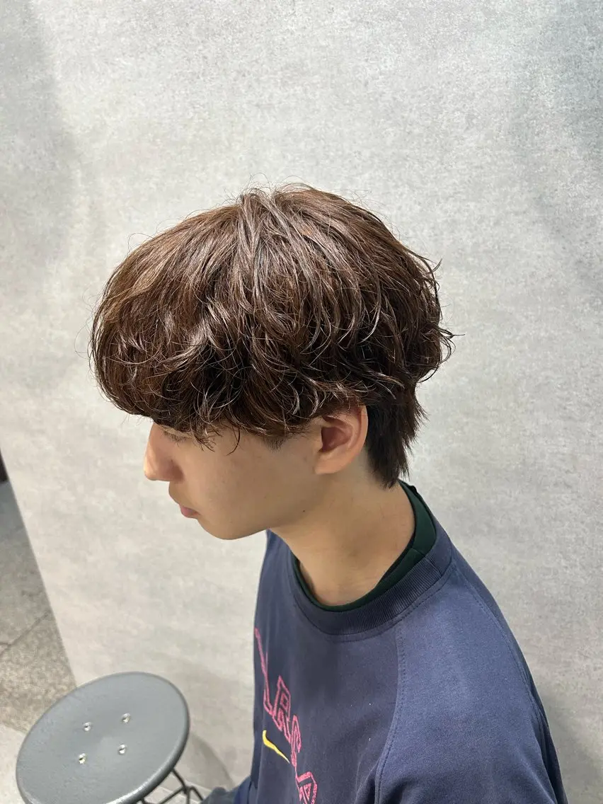 ショート パーマ メンズ メンズパーマ トレンド🔥メンズ 特化⚡️網野裕希のヘアスタイル