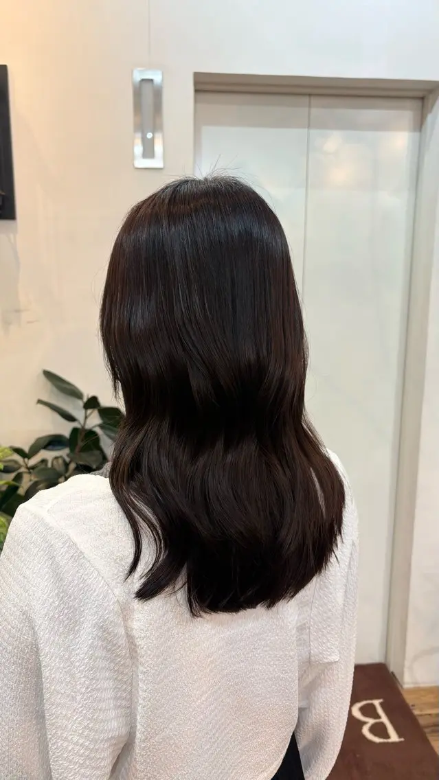 ロング miko🧚‍♀️/ 艶カラー/銀座のヘアスタイル