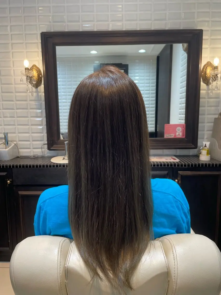 ロング カラー Lupinus中田 パーマモデル募集中のヘアスタイル