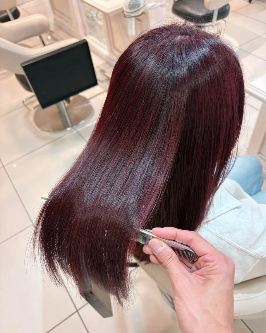 ロング 髪質改善 ロング カット ヘアカラー トリートメント 高橋 佑のヘアスタイル