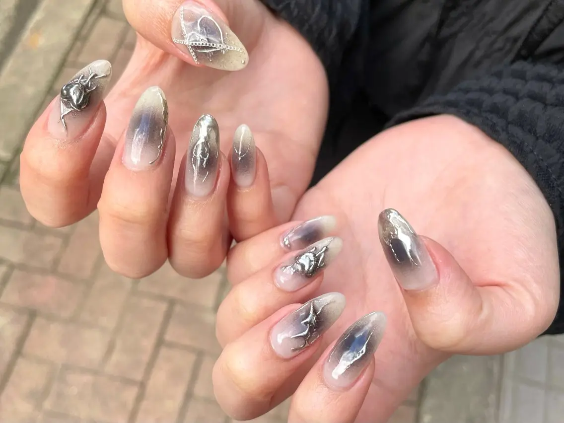 ネイル ニュアンスネイル ハンドネイル Malama Nailのネイルデザイン