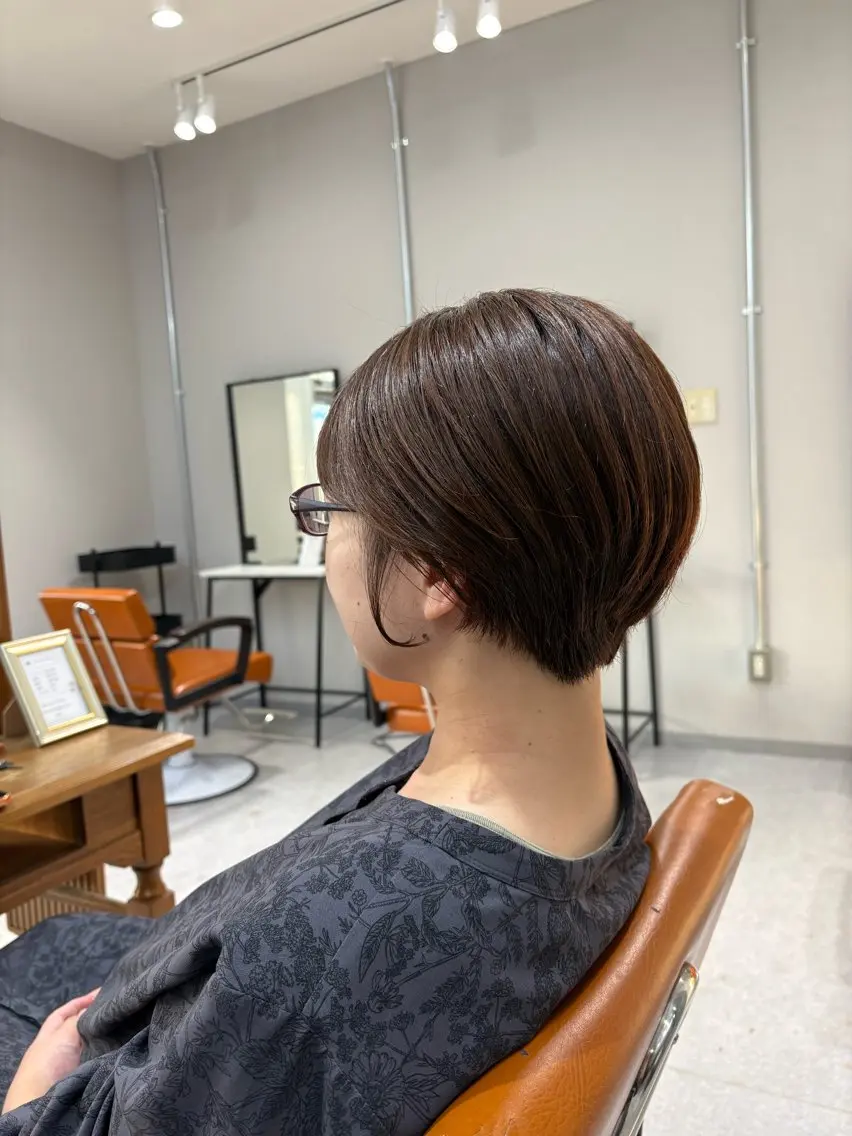 ショート 丸みショート ショートヘア 小顔カット 黒川 綾音のヘアスタイル
