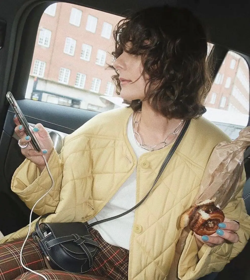 【🩰女性限定クーポン🩰】カット+カラー+潤いパーマ+Aujua4 STEPトリートメントの写真