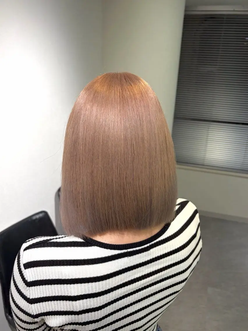 ミディアム カラー 💋色気ハイトーン 💋HARUKAのヘアスタイル