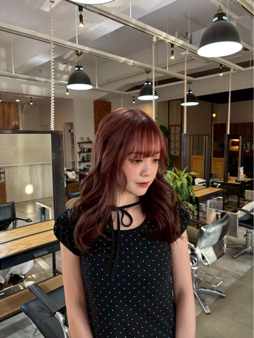 カラー くるみ avedaのヘアスタイル