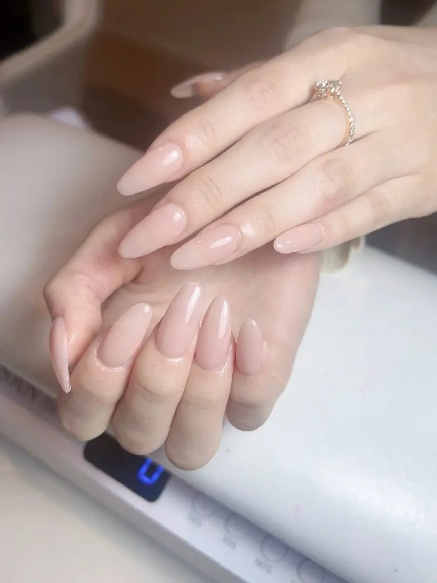 ネイル グラデーション キラキラネイル ピンク ハンドネイル RUBY Nail 日暮里店のネイルデザイン
