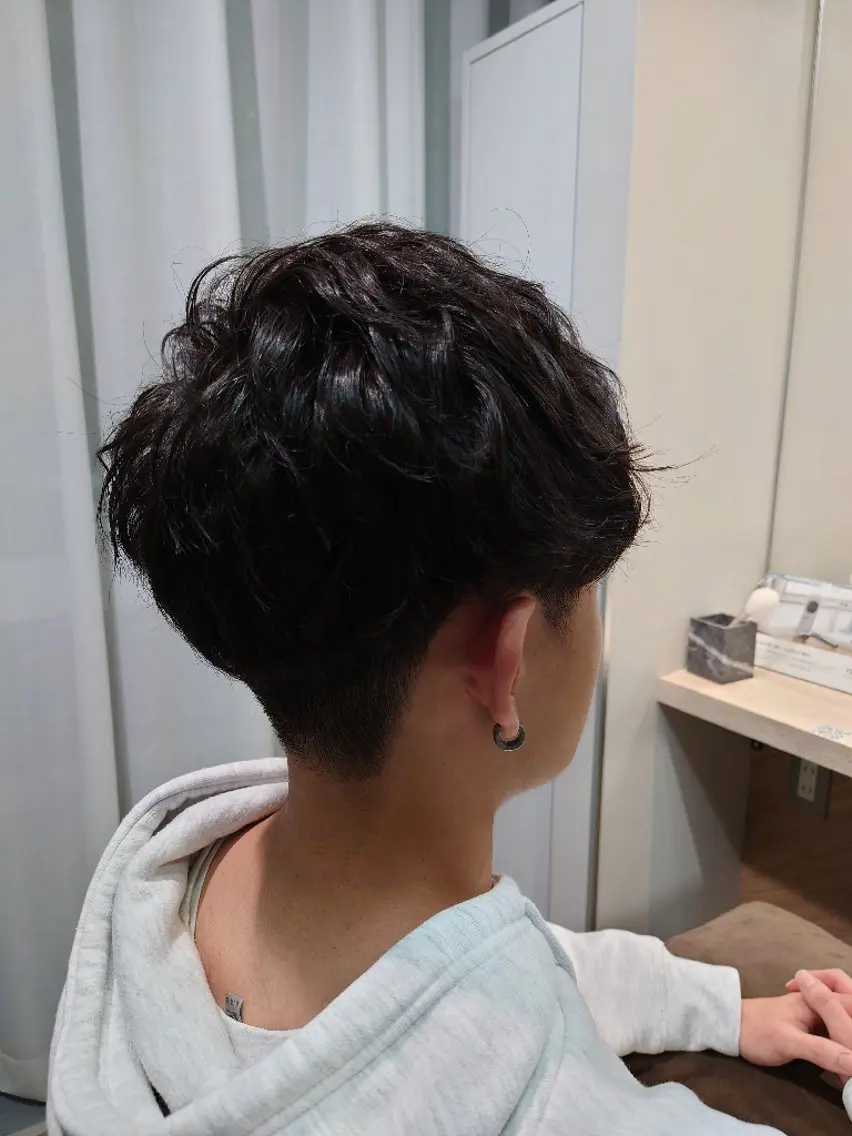 メンズ カット ヘアセット 縮毛矯正✨艶髪　 シノハラ✨髪質改善のヘアスタイル