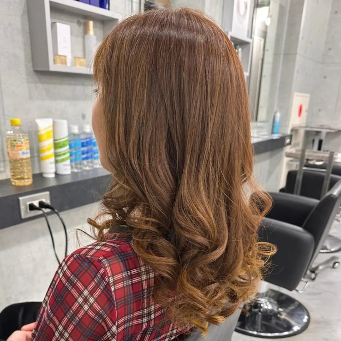 ロング カラー ブラウンカラー キャラメルブラウン ロング ❇️安達 優心❇️ レイヤー/艶髪特化のヘアスタイル