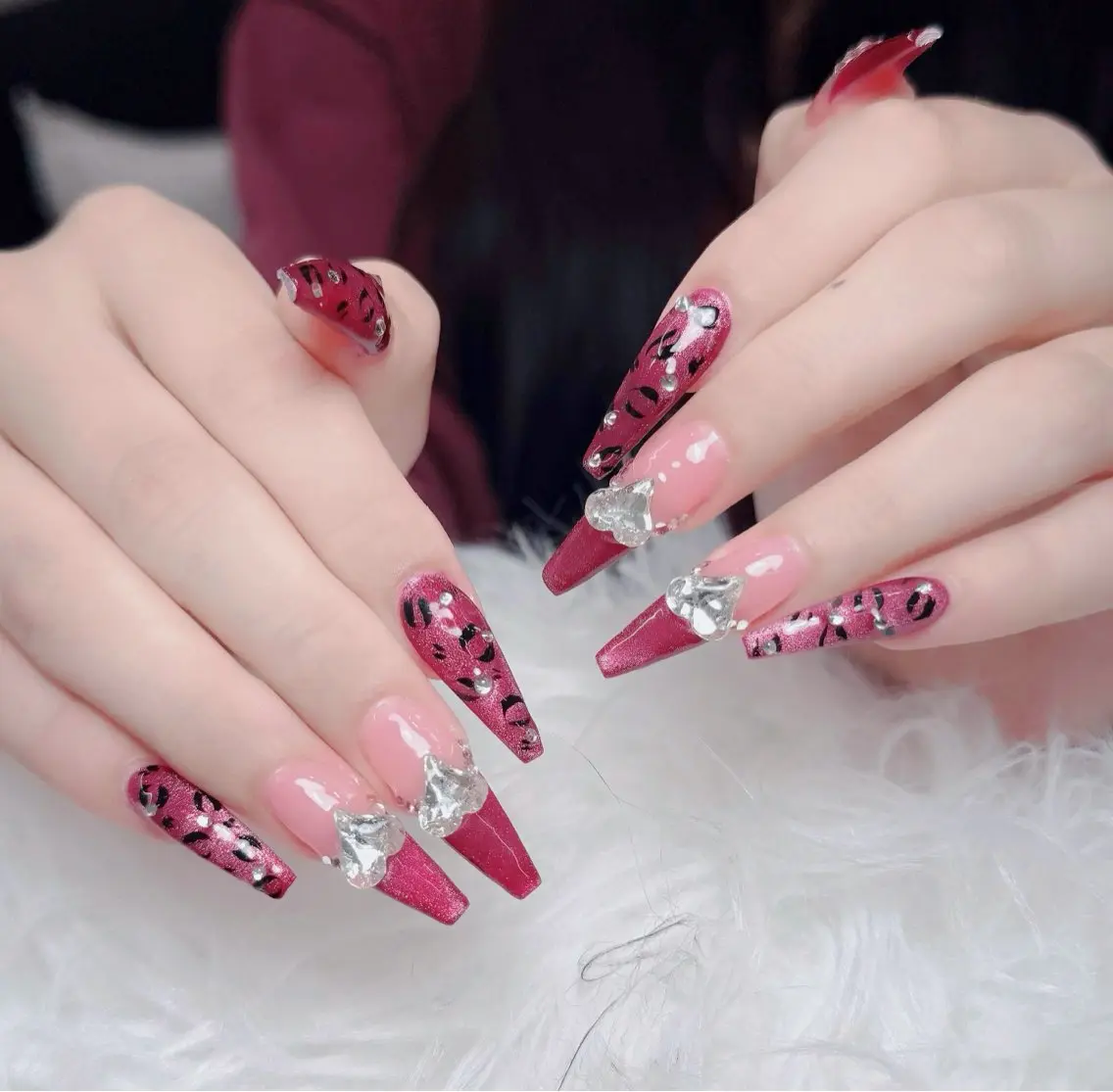 ネイル アートネイル 韓国ネイル 持ち込み ワンホンネイル ハンドネイル Lenie Nail Salonのネイルデザイン