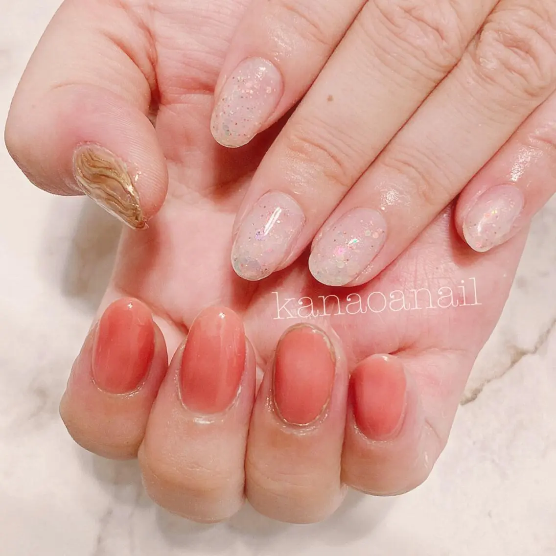 ネイル 地爪育成💅 kanaoanailのネイルデザイン