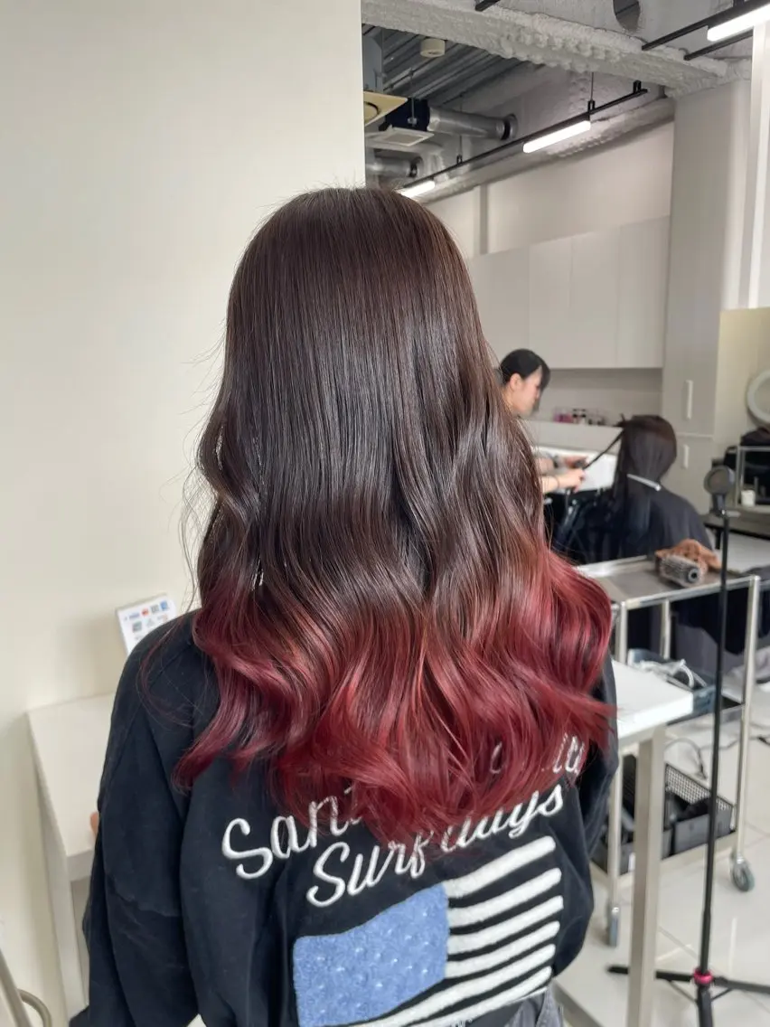 カラー ヘアカラー トリートメント ALIVE 河合優吾のヘアスタイル