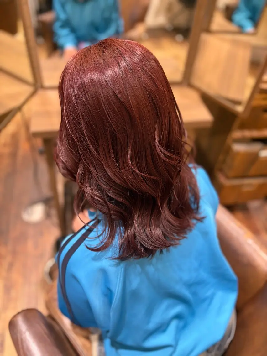 ミディアム 【ピンクカラー💞】 Yuzukiのヘアスタイル