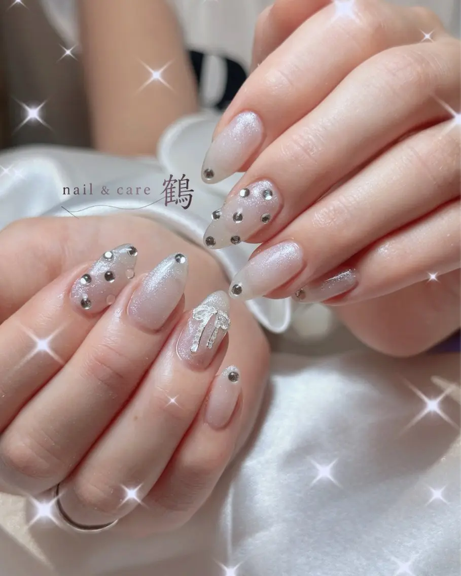 ネイル ハンドネイル 鶴 nail&careのネイルデザイン