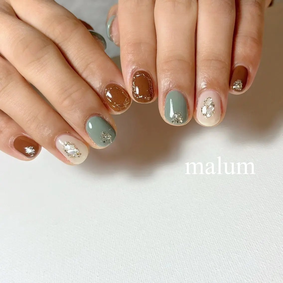 ネイル ハンドネイル malum nailのネイルデザイン