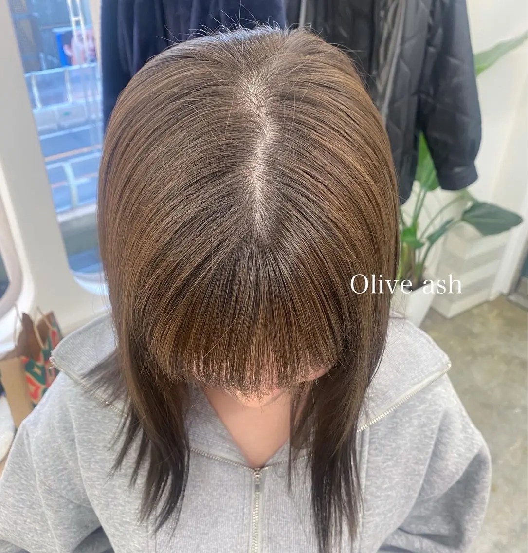 ミディアム カラー ヘアアレンジ 透明感カラー ヘアカラー ボブ /ニュアンス/ satomi🧸💖のヘアスタイル
