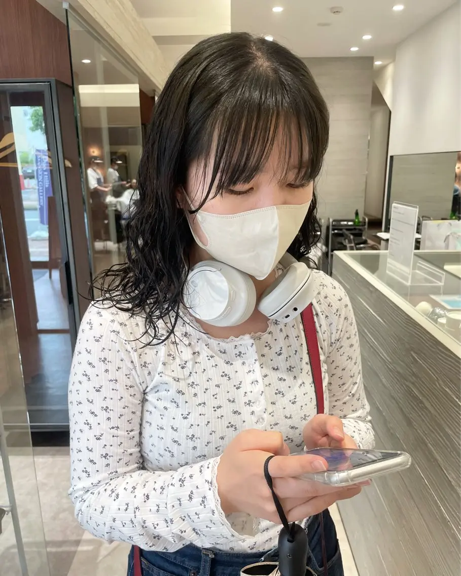ミディアム 🤍tomoka 🤍のヘアスタイル