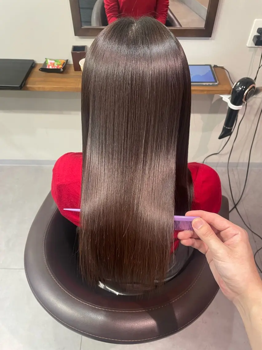 ロング カット トリートメント 飯村 友亮のヘアスタイル