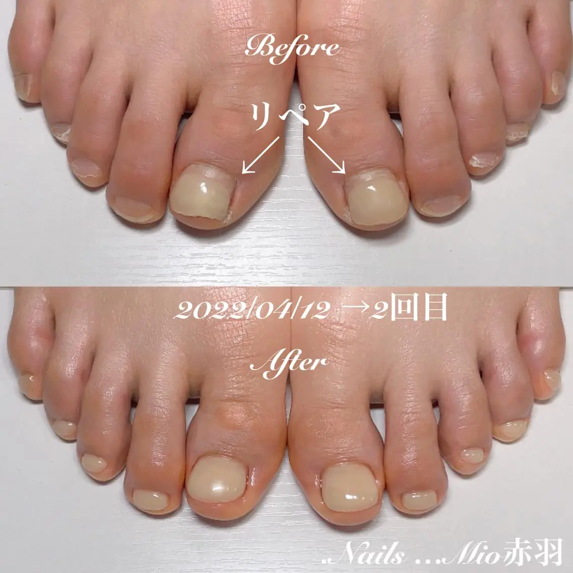 ネイル フットネイル .Nails Mio 赤羽西ネイルサロンのネイルデザイン