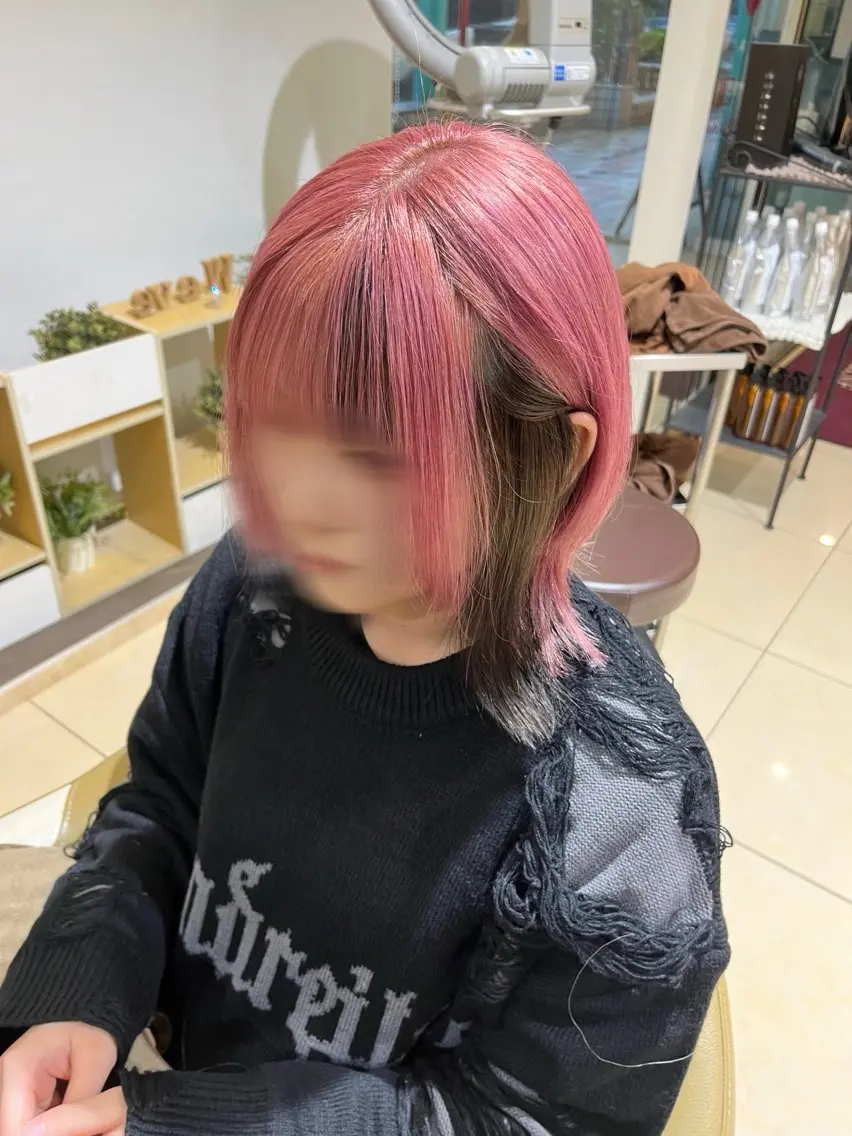 ブリーチデザインカラー ♡2色以上のカラーをする方♡ 値段変動ありの写真
