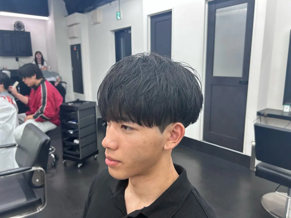 メンズ カット 1週間限定メンズパー マ🔥5060~🔥のヘアスタイル
