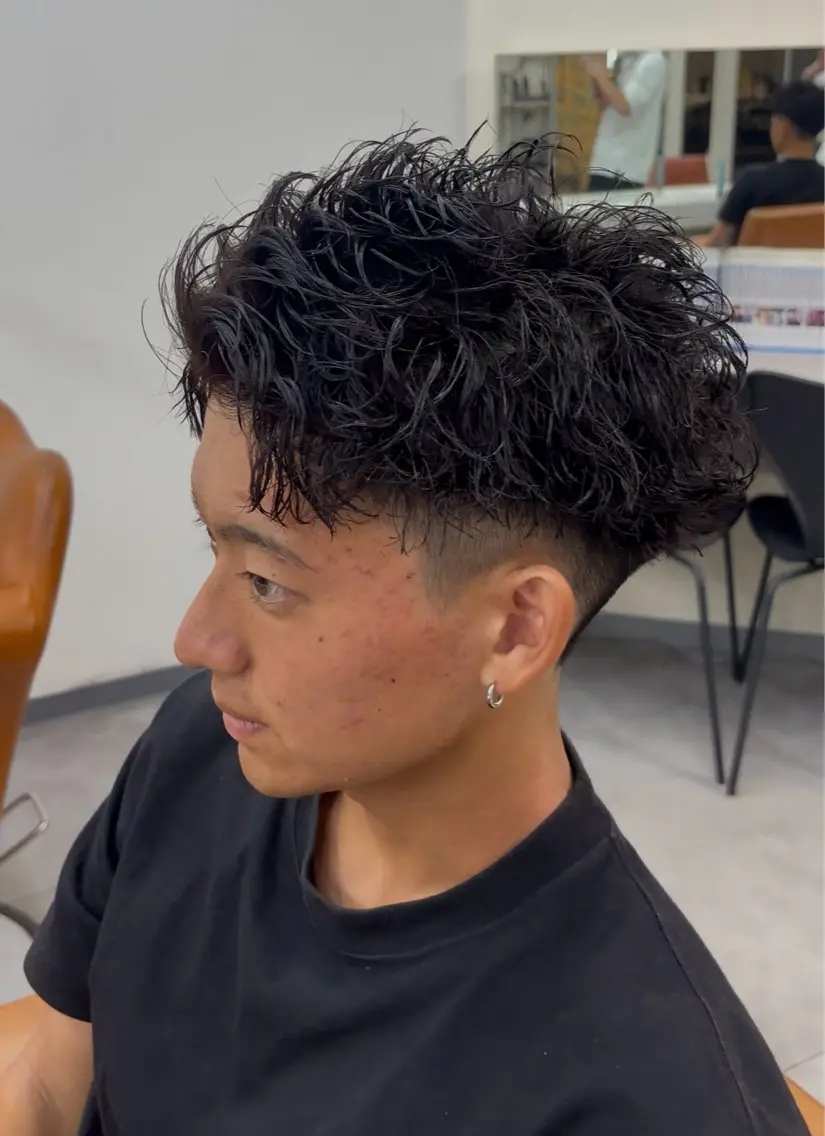 パーマ カット パーマ ❤️🔥京都メンズ パーマ心音❤️🔥のヘアスタイル