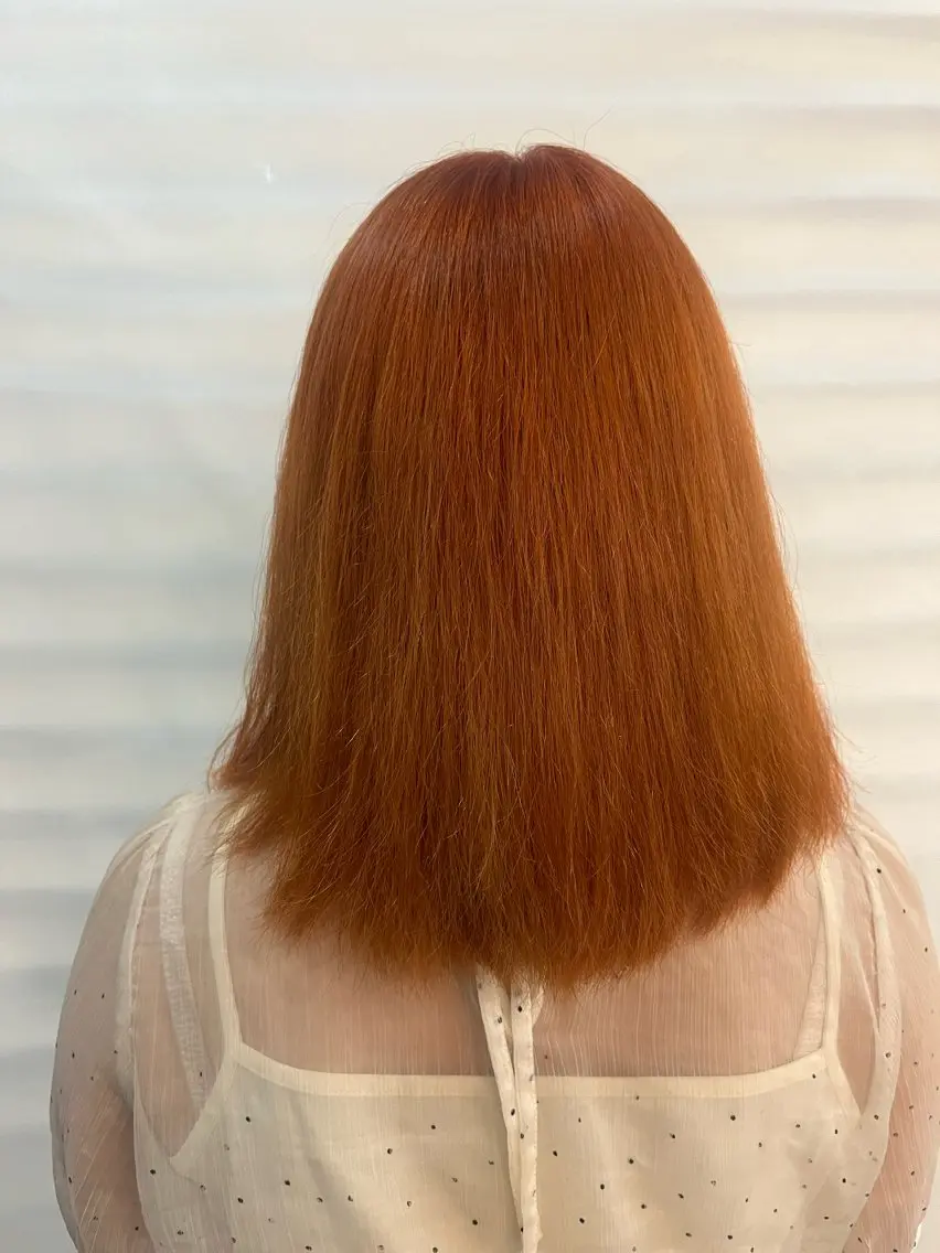 ミディアム ヘアカラー 野田 琉佳のヘアスタイル