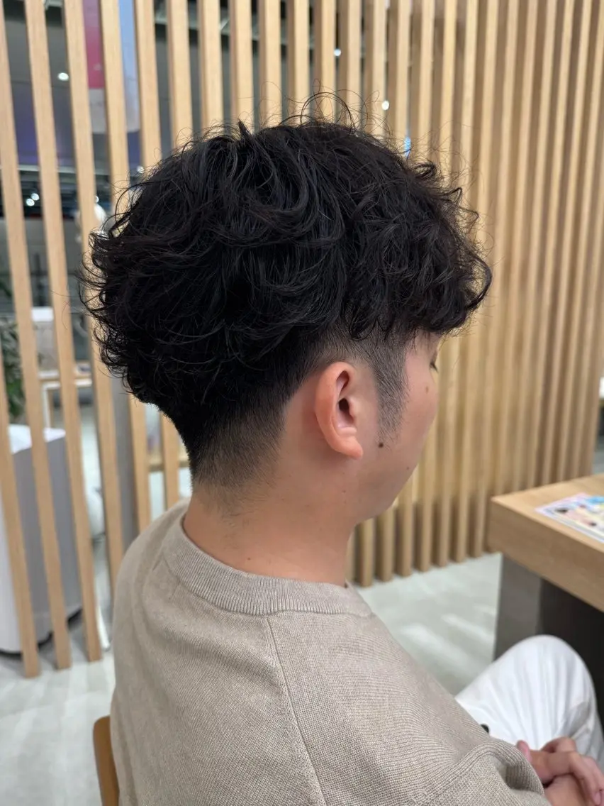 パーマ メンズ メンズパーマ カット パーマ けー すけのヘアスタイル