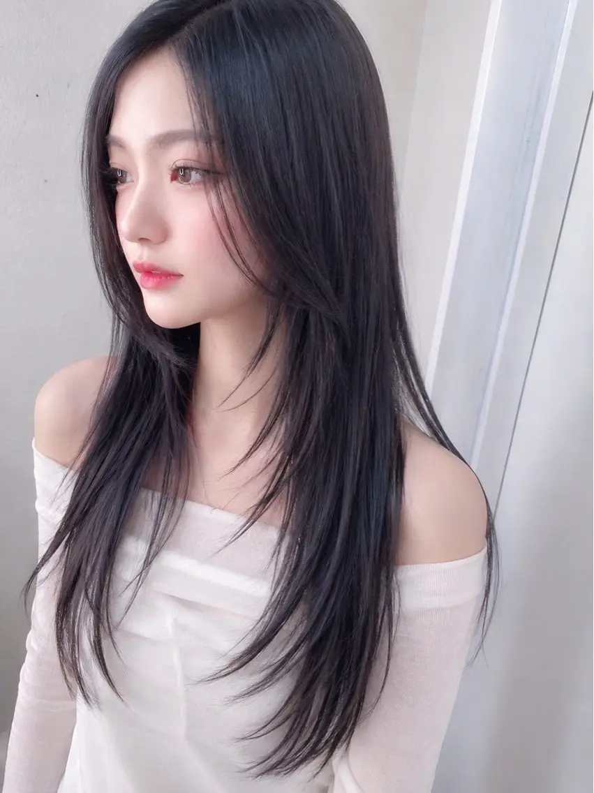 セミロング カラー レイヤーカット カット ヘアカラー トリートメント BOXmico. 南堀江 宇都宮のヘアスタイル