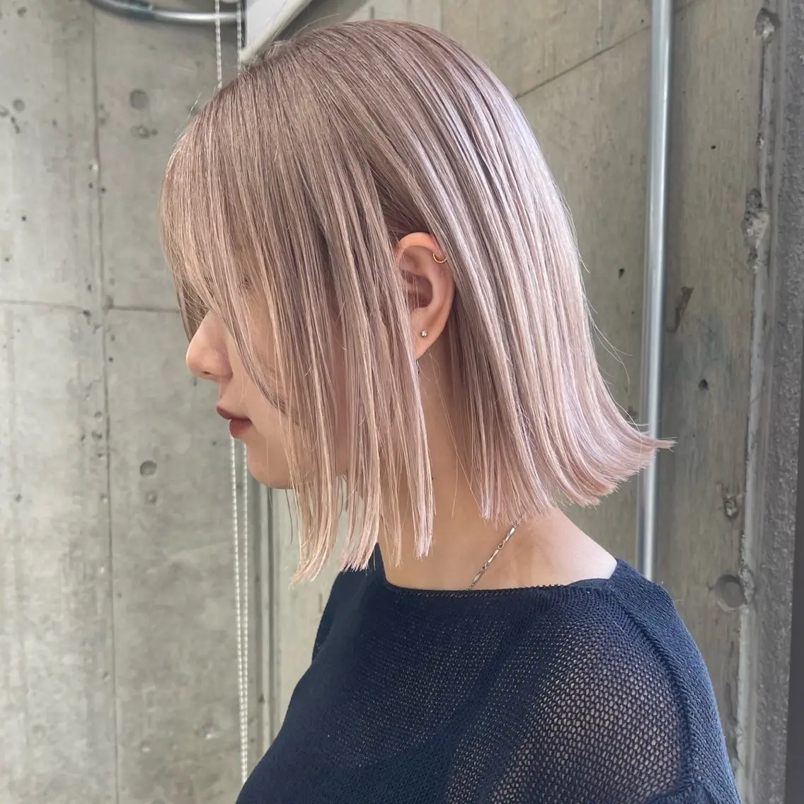 ミディアム カラー 🎀原宿 "ボブ" / カット ナナ🎀のヘアスタイル