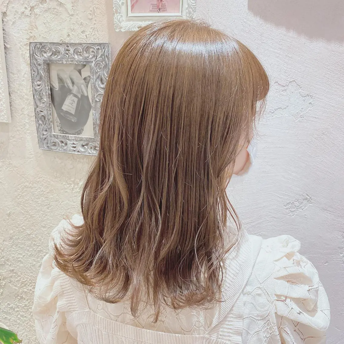 ミディアム カット ヘアカラー トリートメント 代表山口ひな 髪質改善のプロのヘアスタイル