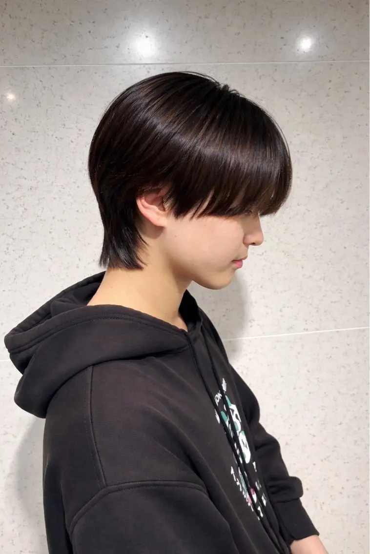 ショート メンズ カット トリートメント ヘッドスパ ニュアンスパーマ/ レイヤー/茶屋町のヘアスタイル