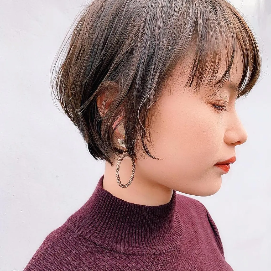 ショート カラー 中川 竜誠のヘアスタイル
