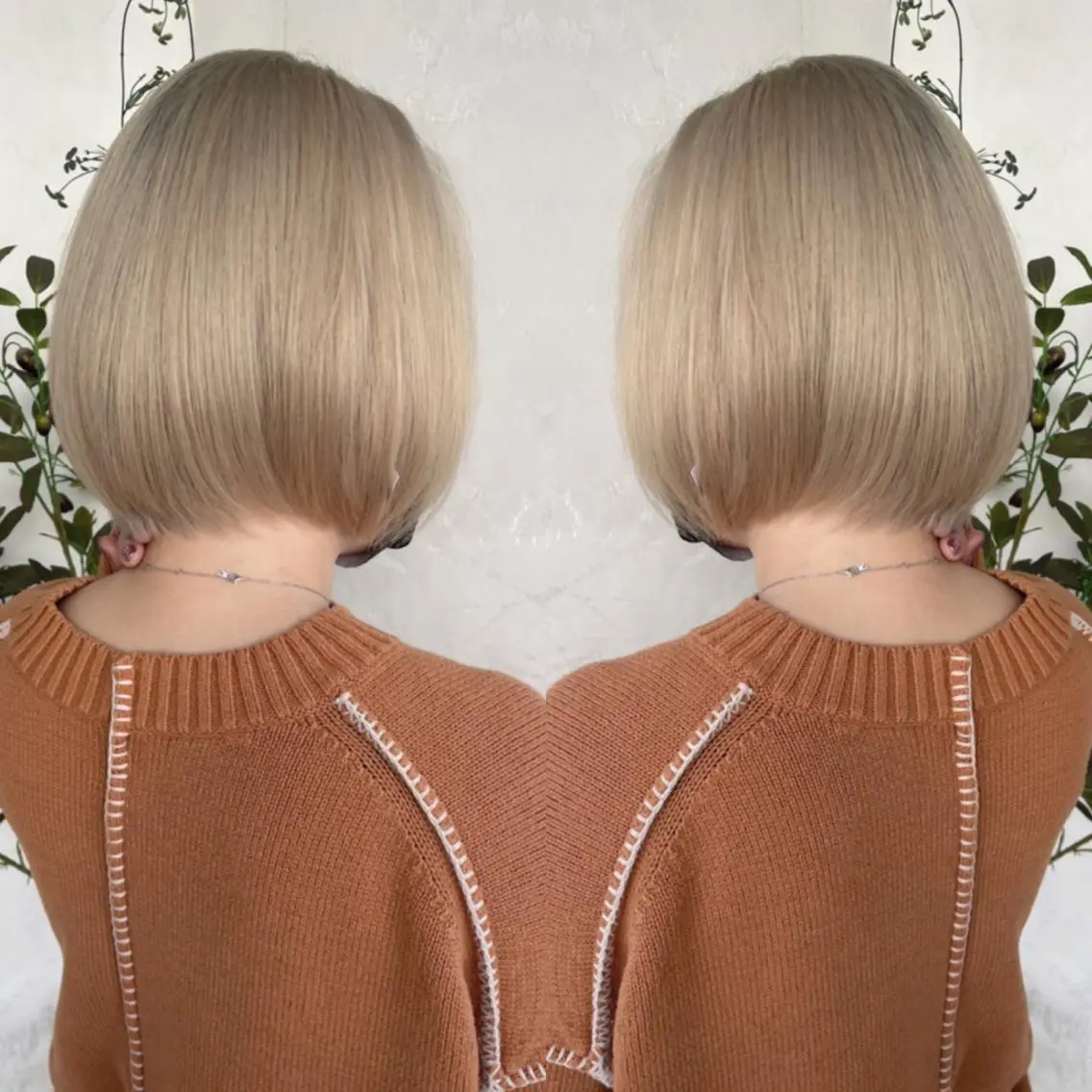 ショート カラー ショートボブ ハンサムショート 丸みショート デザインカラー ハイライトカラー ヘアカラー トリートメント 京都大人女性ショート 徒歩1分/秋山のヘアスタイル