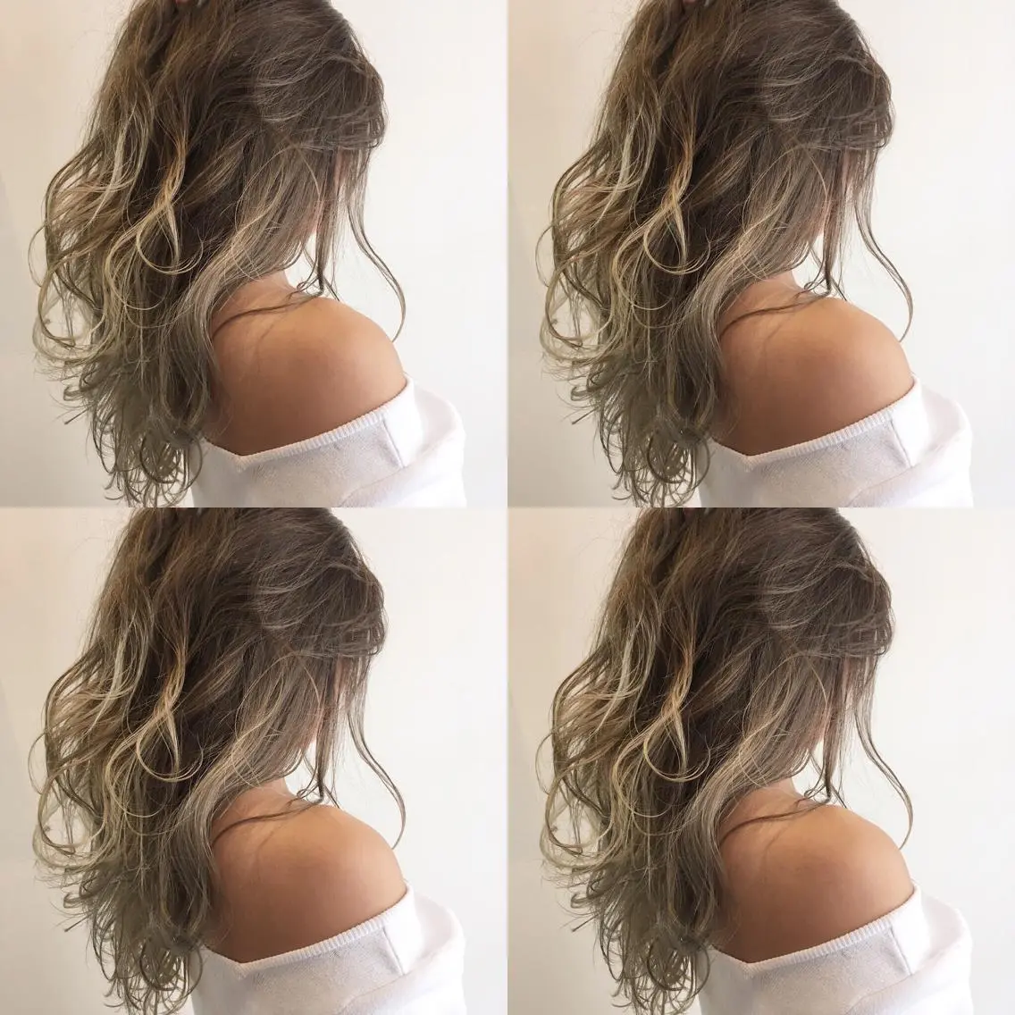 ロング カラー バレイヤージュ レイヤーカット tipi 香椎・千早のヘアスタイル