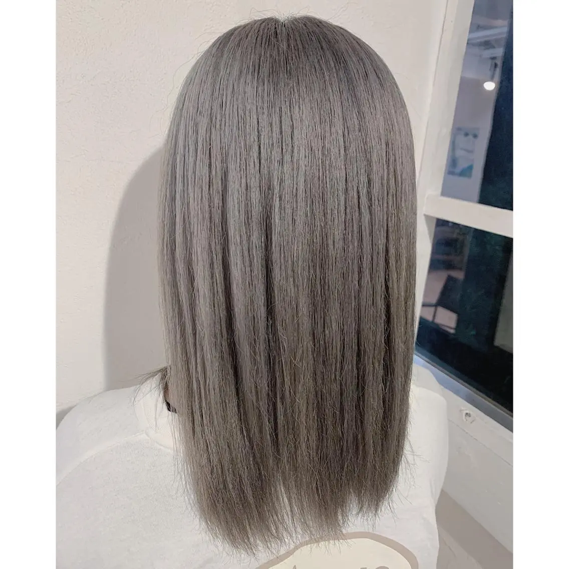 セミロング カラー 🦋エクステ/透明感 カラー🦋宮川莉央のヘアスタイル