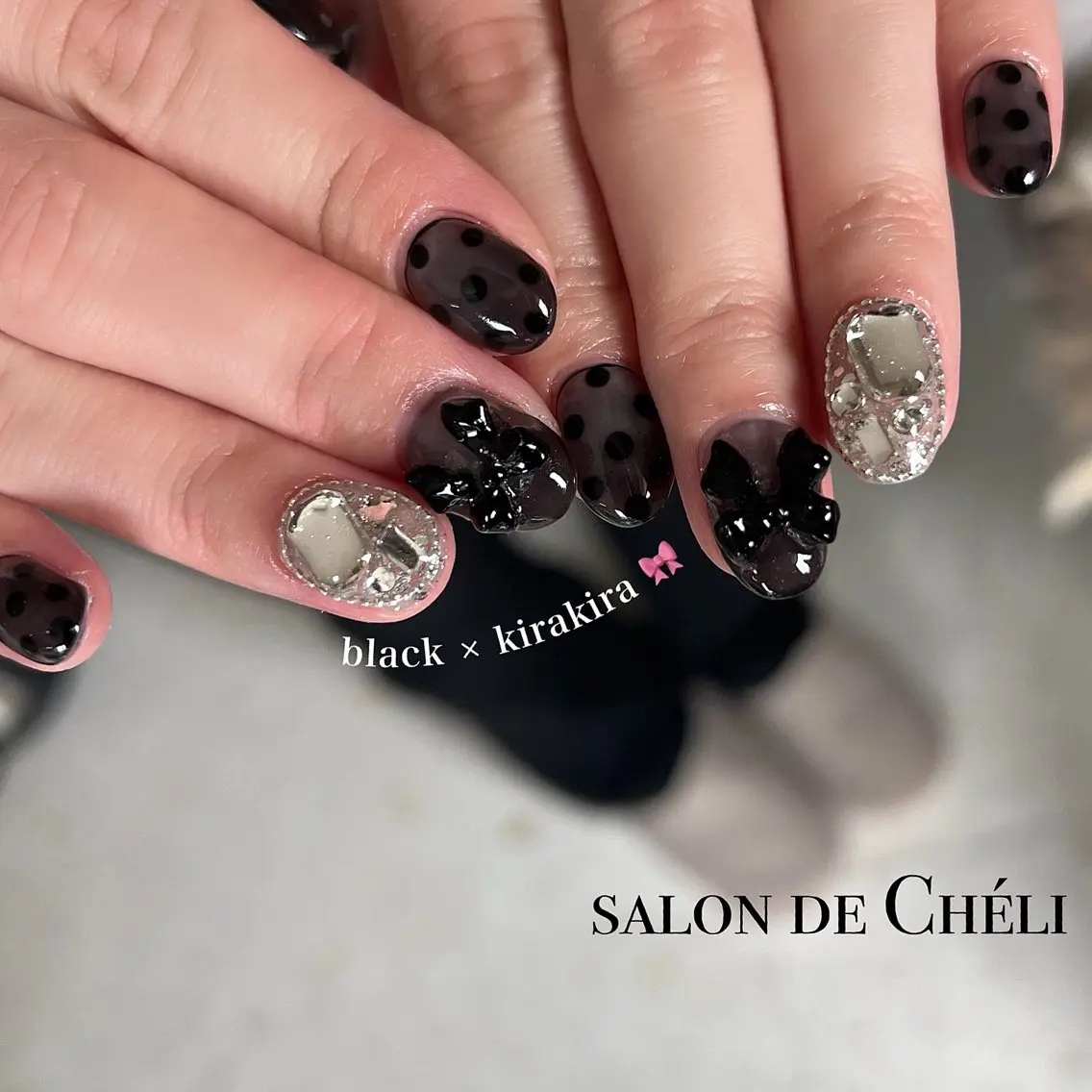 ネイル 春ネイル ハンドネイル salon de Cheliのネイルデザイン