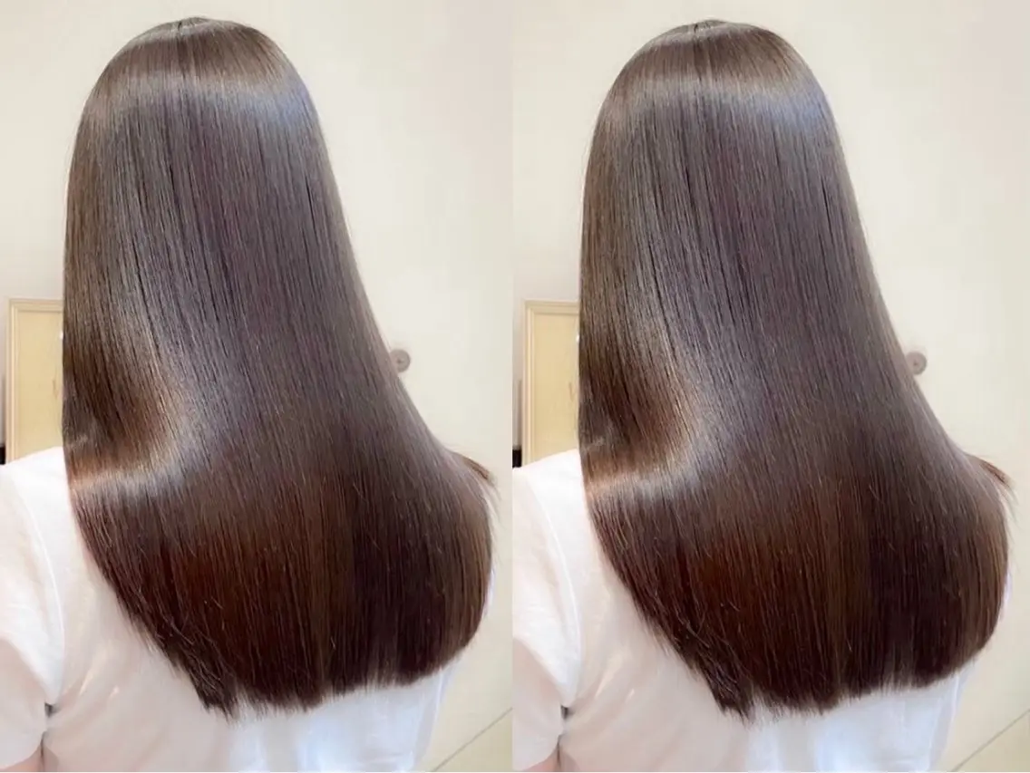 ロング 縮毛矯正 トリートメント 植野 さくらのヘアスタイル