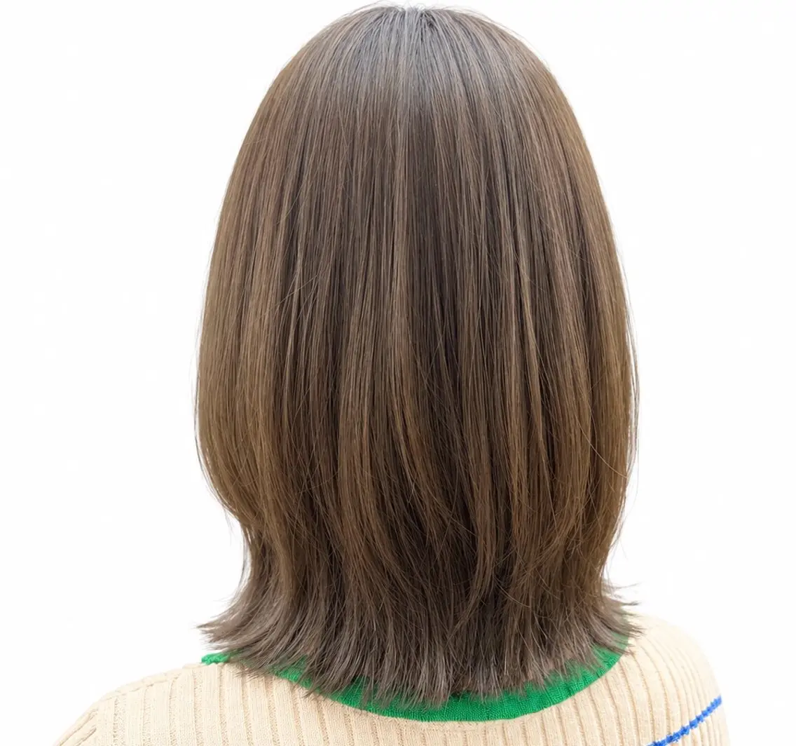 ミディアム ヘアカラー 疋田 心優のヘアスタイル