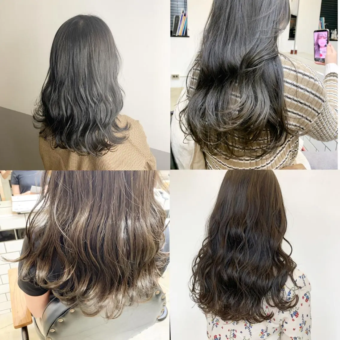 セミロング カラー ヘアアレンジ 🎀暖色カラー🎀 ♡yurika♡のヘアスタイル
