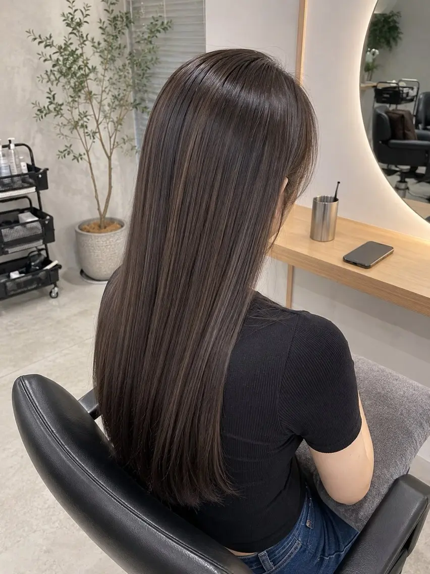 ロング ヘアカラー kyamyi キャミーのヘアスタイル