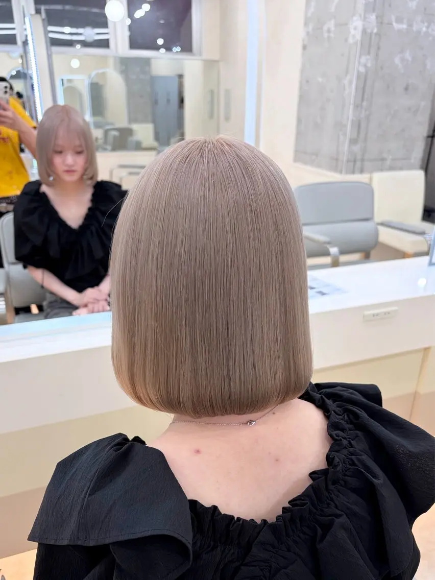 ショート ヘアカラー トリートメント ヘッドスパ 角田 満帆のヘアスタイル
