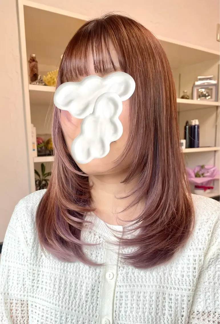 セミロング ヘアカラー 10/4〜産休菊池 栄里奈のヘアスタイル