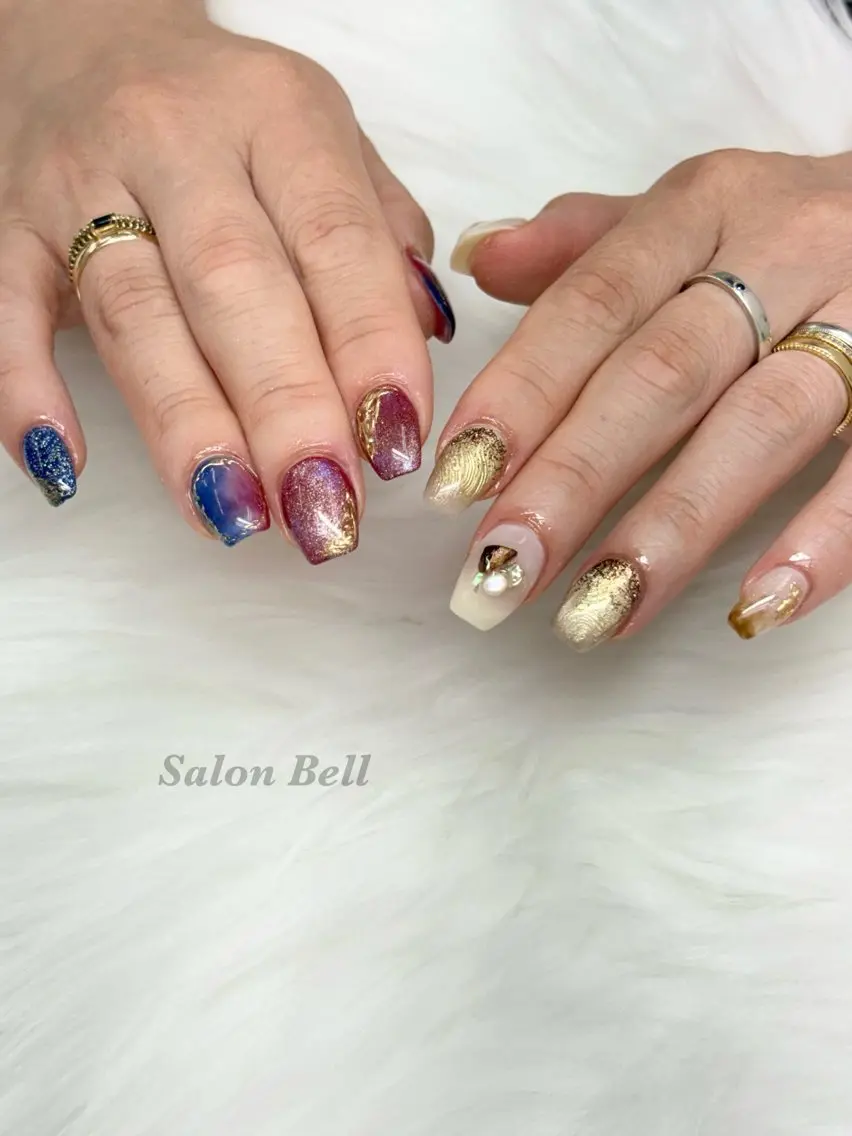 ネイル ニュアンスネイル ハンドネイル totalsalon Bellのマツエク・マツパデザイン
